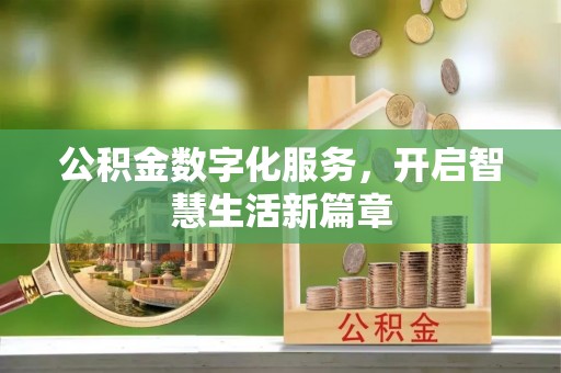 防城公积金数字化服务，开启智慧生活新篇章