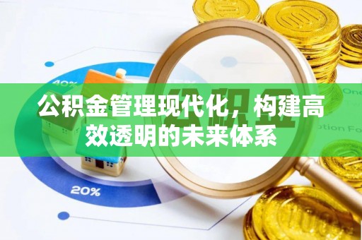 防城公积金管理现代化，构建高效透明的未来体系